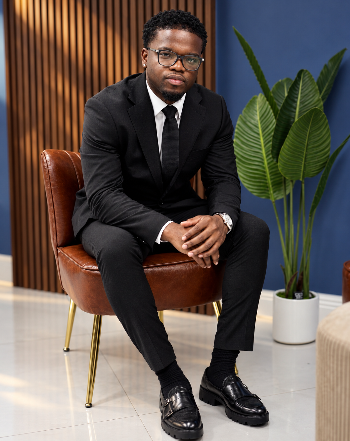 Sam Jeaniste, Loan Officer at JD Lending Group, seated portrait
